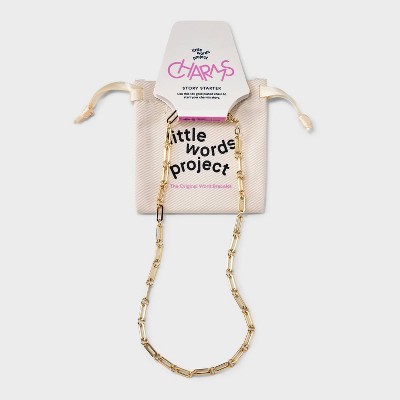Little Words Project Charm Chain Necklace Base - Gold