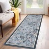 coucheta Multi-size Washable Boho Area Rug for Living Room, Farmhouse Floral Vintage Non Slip Low Pile Large Carpet, for Bedroom, Dining, Office - 4 of 4