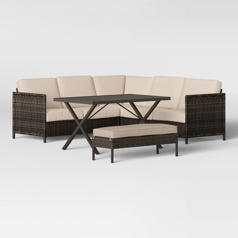 Monroe Sectional Chow Height Patio Dining Set Threshold Target