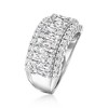 Ross-Simons 2.40 ct. t.w. Baguette and Round CZ Ring in Sterling Silver - 3 of 4