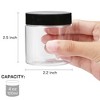 LotFancy 4oz Plastic Jars with Lids, 12 Pack Small Clear Containers for Craft DIY Cream Slime Candy - 2 of 4