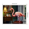 Amanti Art Flamingos Cozy Corner by Kintsugi99  Framed Canvas Wall Art - 3 of 4