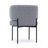TOV Furniture Maureen Performance Boucle Dining Chair in Speckled Grey - 4 of 4