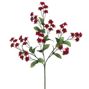Allstate Floral Double Baby's Breath Artificial Floral Spray - 19" - Burgundy - 1 of 1
