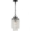 Crystorama Lighting Gabrielle 1 - Light Chandelier in  Matte Black - 3 of 3