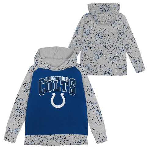 NFL Indianapolis Colts Girls' Fleece Hooded Sweatshirt - image 1 of 3