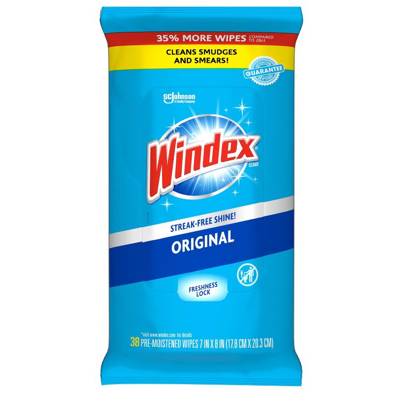 Windex Original Glass and Surface Pre-Moistened Wipes - 38ct, 4 of 11
