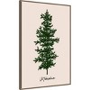 Amanti Art 28"x41" Oh Tannenbaum Green by Eins Kubistika Framed Canvas Wall Art Print - 2 of 4