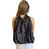 Women's Rhinestone Embellished Halter Neck Top - entro - 2 of 3