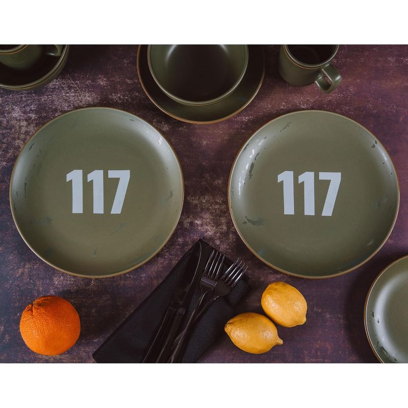 Ukonic HALO Master Chief 117 Stoneware 8-Piece Dinnerware Set | Plates, Bowls, Mugs, 2 of 7