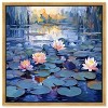 Art Remedy Lilipads Blues Blue Monet Art Prints Framed - 3 of 4