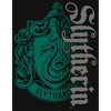 Girl's Harry Potter Slytherin Dark Badge Logo T-Shirt - 2 of 4