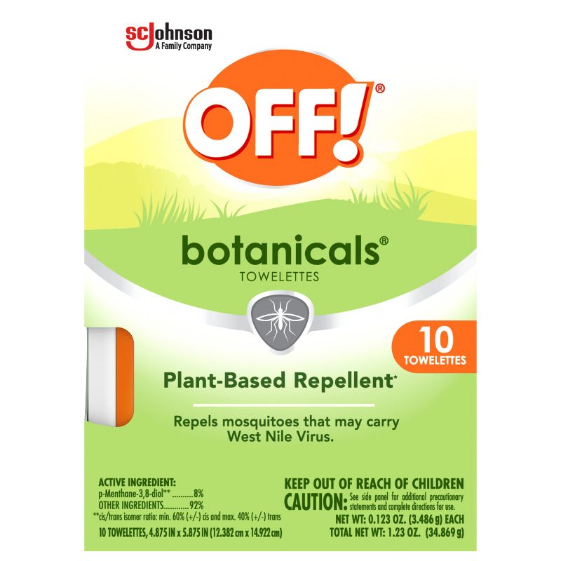 OFF! Botanicals Mosquito Repellent Towelettes - 10ct, 4 of 15