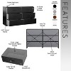 Grungis Modern Dressers with Storage,8-Drawer Dresser with Large Fabric Drawers for Bedroom Living Room - 3 of 4