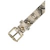 INSPIRE CHIC Women's Slim Thin Snakeskin Embossed Faux Leather Skinny Belts Waistband - 2 of 4