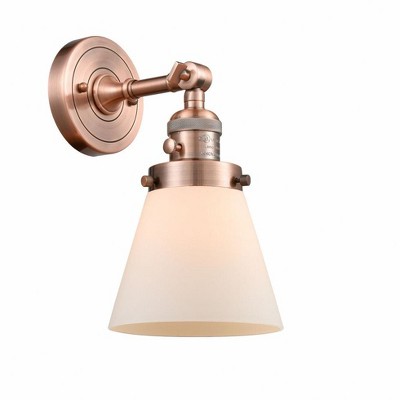 Cone - 1 Light Wall Sconce In Industrial Style-10 Inches Tall and 6.25 Inches Wide