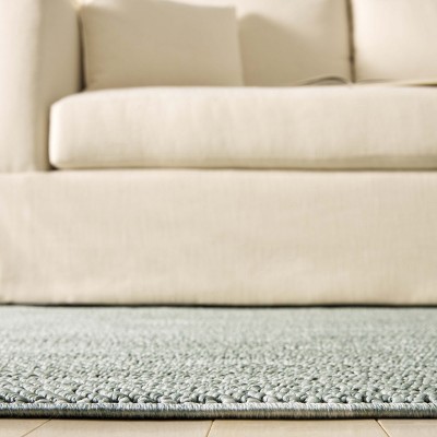 GREENGUARD Certified Abstract Gray Wool Cotton Square Rug
