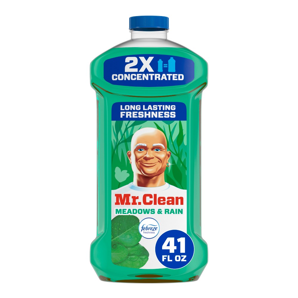 Photos - Garden & Outdoor Decoration Mr. Clean Meadows & Rain Dilute Multi-Surface Cleaner - 41 fl oz 