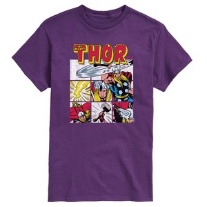 Men's - Marvel - Thor Comic Book Grid Short Sleeve Graphic T-Shirt - 1 of 4