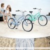 VisioGear Bicycles, 7 Speed Bicycles, Beach Cruiser Bike with Wide Wheels, Green, 69.29"*28.32"*43.2" - 4 of 4