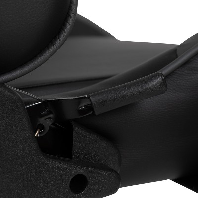 Gray Ergonomic Reclining Gaming Chair with Footrest