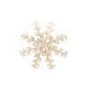 Floral Sphere Decorative Accent Antique White Metal by Foreside Home & Garden - 4 of 4