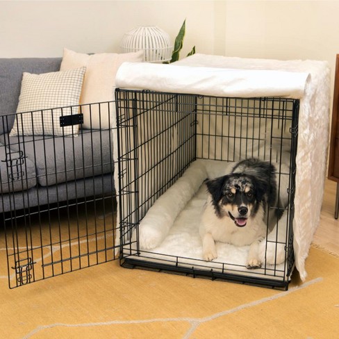Dog Crate Mat Waterproof Bed Cage Pad Liner Small Medium Large Zip
