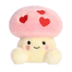 Aurora Mini Brooklyn Mushroom Palm Pals Adorable Stuffed Animal Pink 5" - 1 of 4