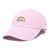 Dalix Robot Embroidered Glow in the Dark Retro Dad Hat Cotton Baseball Cap Adjustable Mens - 4 of 4