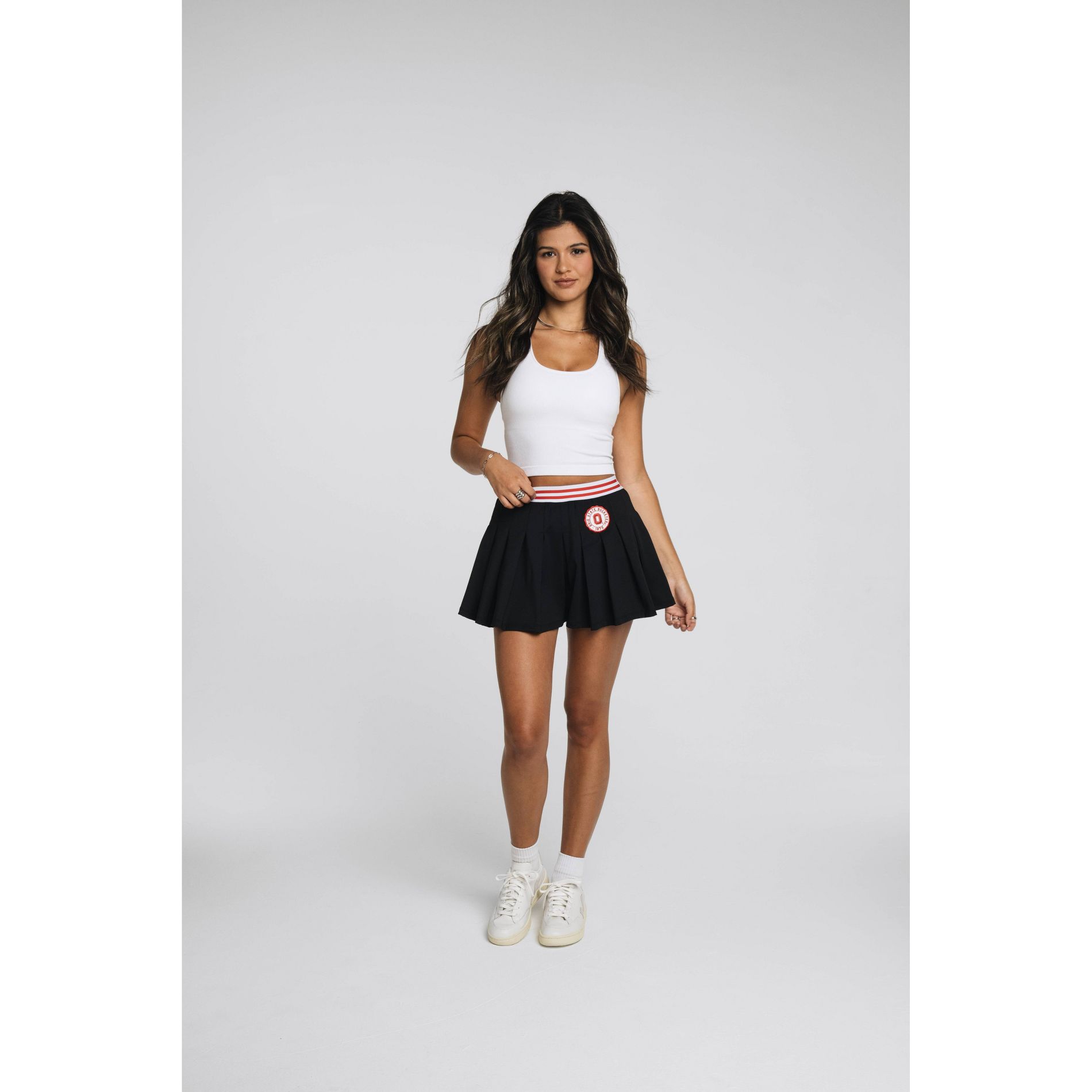 NCAA Ohio State Buckeyes Women's Pleated Skorts - M - Wild Collective