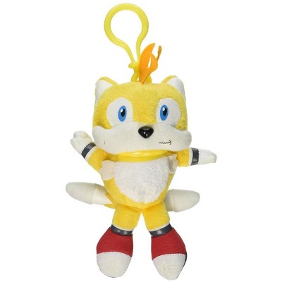 Seven20 Sonic The Hedgehog Tails 4" Talking Plush Clip On