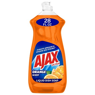 Ajax Orange Ultra Triple Action Liquid Dish Soap - 28 fl oz