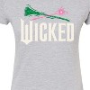 Women's - Wicked - Wand And Broomstick Logo Fitted Graphic T-Shirt - 2 of 3