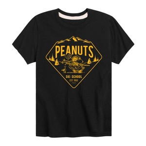 Boys' - Peanuts - Ski School Short Sleeve Graphic T-Shirt - 1 of 4