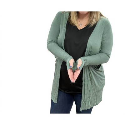 Women's Sierra Ribbed Cardigans - BLAKELEY