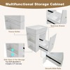 MAYEERTY 20" Bathroom Vanity Ceramic Sink MDF Storage Drawer Side Shelf Golden Handle Small Bathroom - 4 of 4