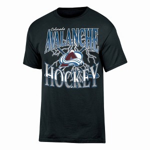 NHL Colorado Avalanche Men's Short Sleeve Black T-Shirt - M : Target