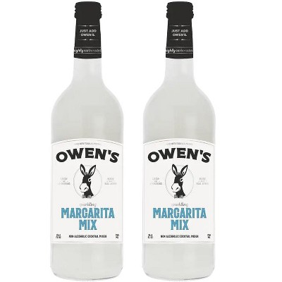 Owen’s Craft Mixers Sparkling Margarita | Handcrafted in the USA with Premium Ingredients | Vegan & Gluten-Free Soda Mocktail and Cocktail Mixer