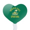 Norfolk State University Spartans Logo Heart Love Cupcake Picks Toppers Decoration Set of 6 - 2 of 4