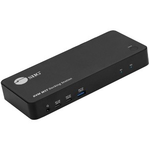 Siig Dual Host 4K USB-C KVM MST Docking Station with PD - CEDK0111S1 - 1 of 4