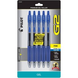 Pilot 5ct G2 Premium Retractable Gel Ink Pens Extra Fine Point 0 5mm Black Target