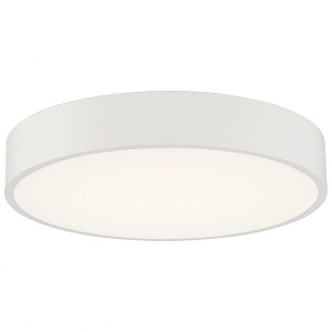 Access Lighting Como 1 - Light Flush Mount in  White - 1 of 4