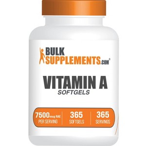 BulkSupplements Vitamin A Softgels - 1 of 4