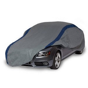 Duck Covers 16"x8" Weather Defender Sedan Car Automotive Exterior Cover Gray/Blue: Outdoor Storage & Winter Protection - 1 of 4