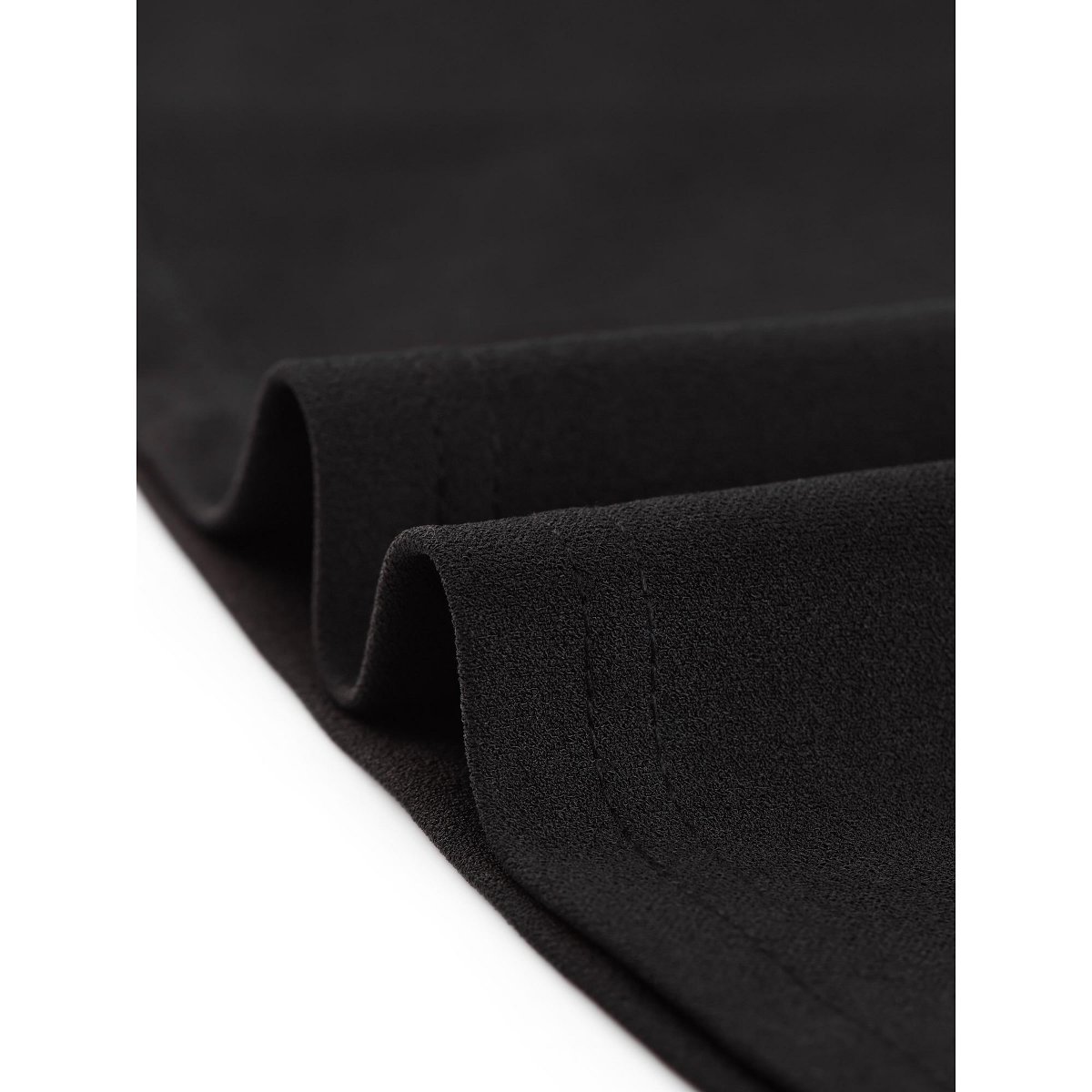 Женские платья INSPIRE CHIC Women's Belted Round Neck Sleeveless Casual Office Sheath Dresses Medium Black — фото 5