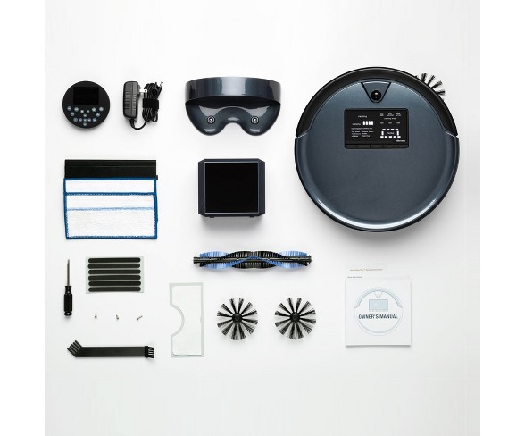 bObsweep PetHair Plus Robotic Vacuum Cleaner and Mop - Gray