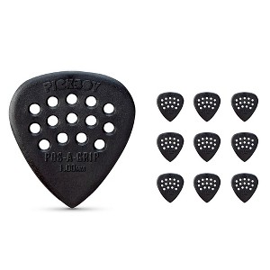Pick Boy Pos-a-Grip Black Carbon/Nylon Guitar Picks - 1 of 2