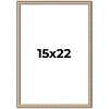 PosterPalooza | Minimalist Silver Picture Frame - UV Acrylic, Foam Board Backing, Hanging Hardware - 2 of 4