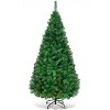 Tangkula 5/6/7/8ft Artificial Christmas Pine Tree Hinged PVC Branches with Solid Metal Legs - 2 of 4