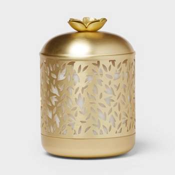 Gold Metal Flower Cutout 200ml Medium Diffuser - Threshold™